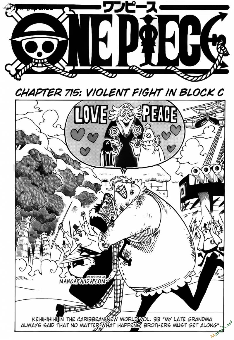 One Piece Chapter 715 - Next Chapter 716